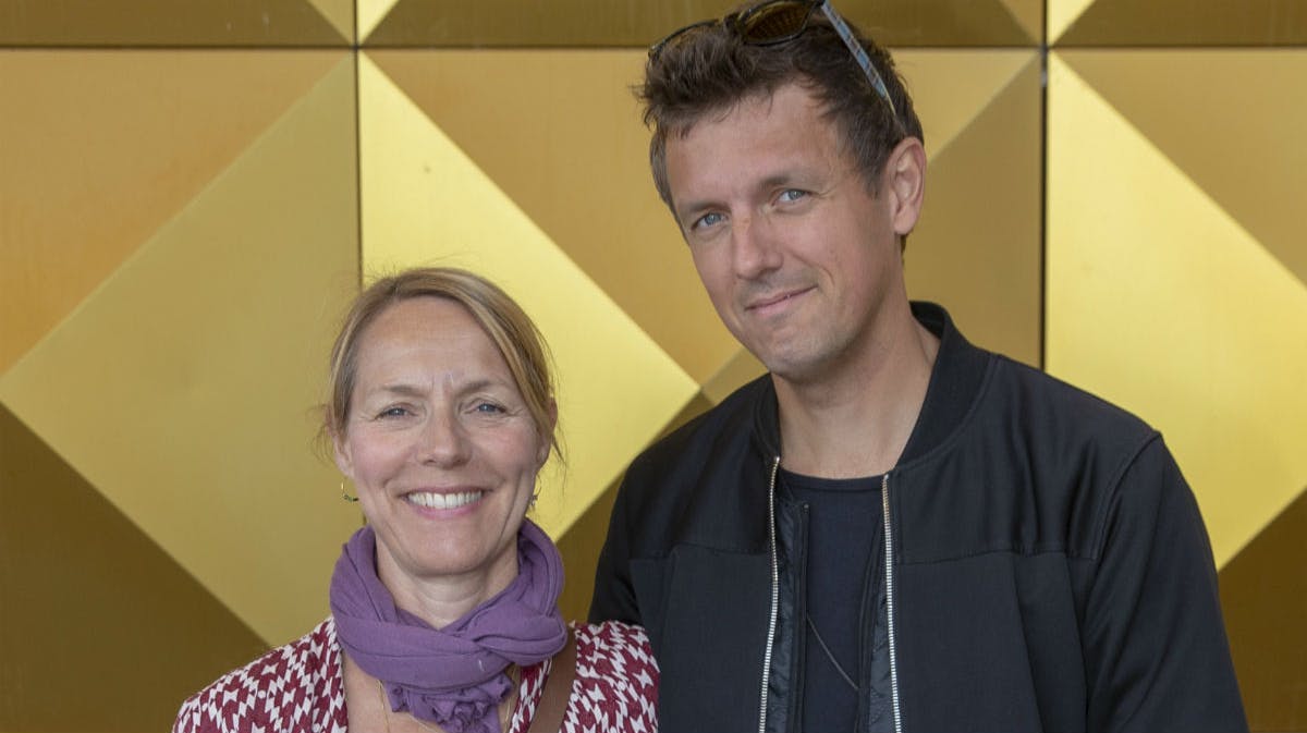 Alberte Winding og Andreas Fuglebæk.