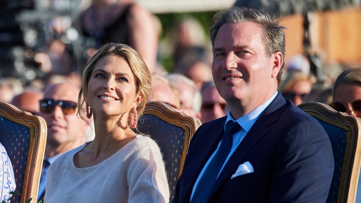 Prinsesse Madeleine og Chris O'Neill til Victoriakoncerten i sommeren 2019. 