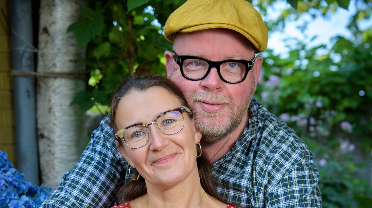 Claus Holm og hustruen Anne