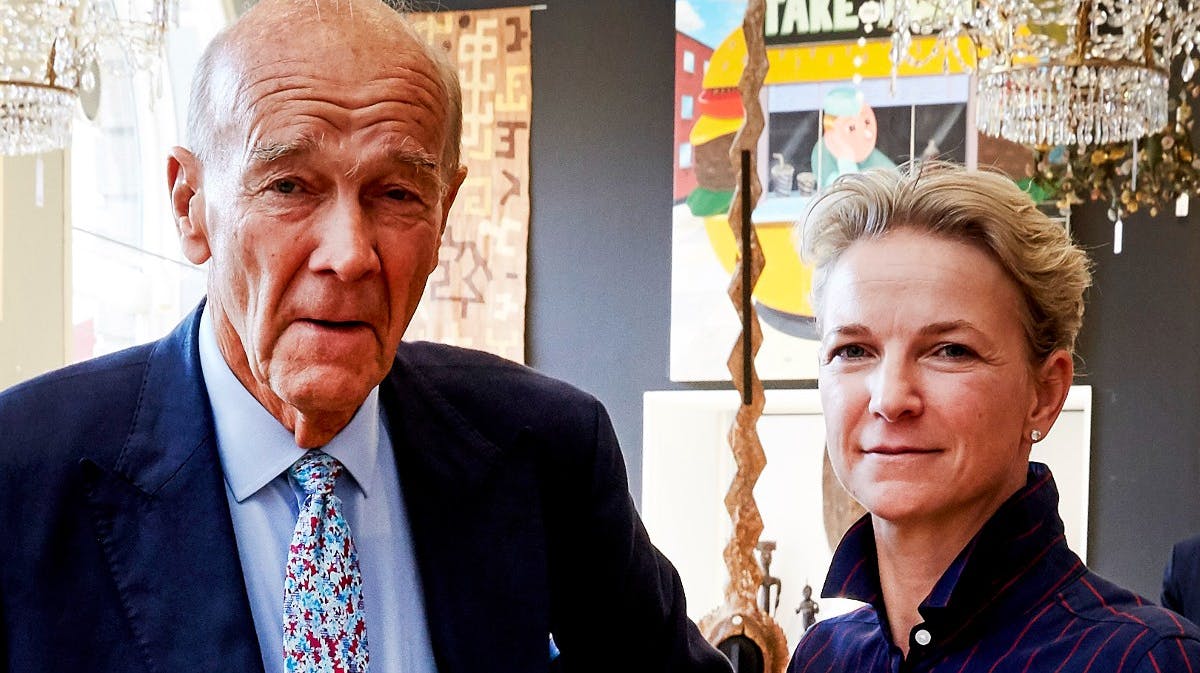 Jesper Bruun Rasmussen og datteren Alexa