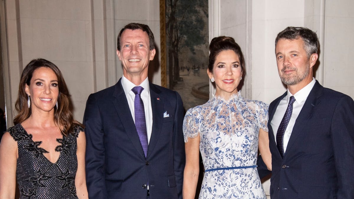 Prinsesse Marie, prins Joachim, kronprinsesse Mary og kronprins Frederik