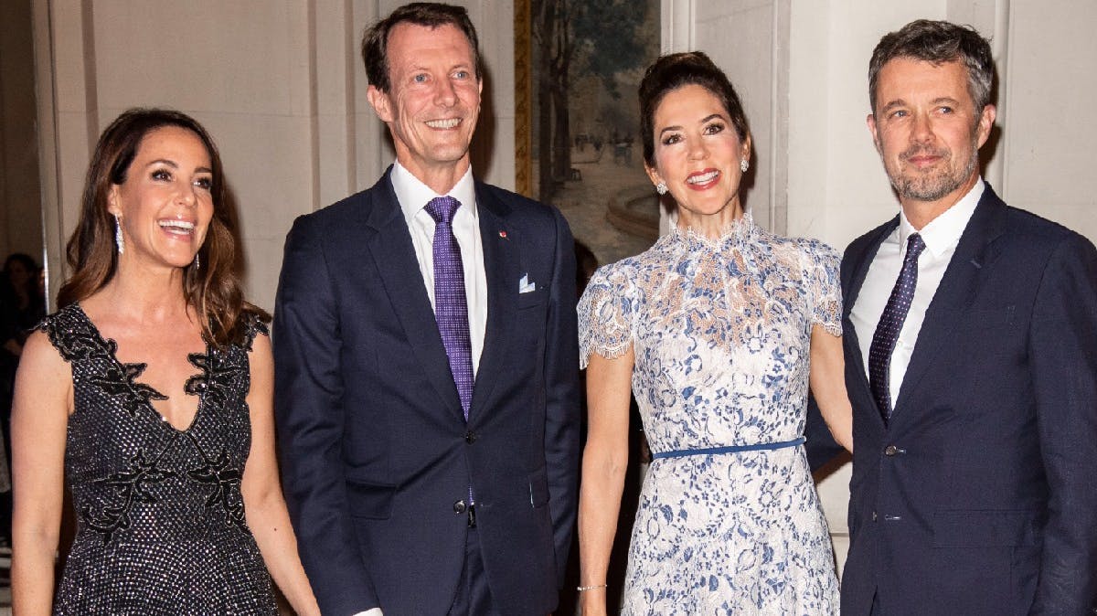 Prinsesse Marie, prins Joachim, kronprinsesse Mary og kronprins Frederik