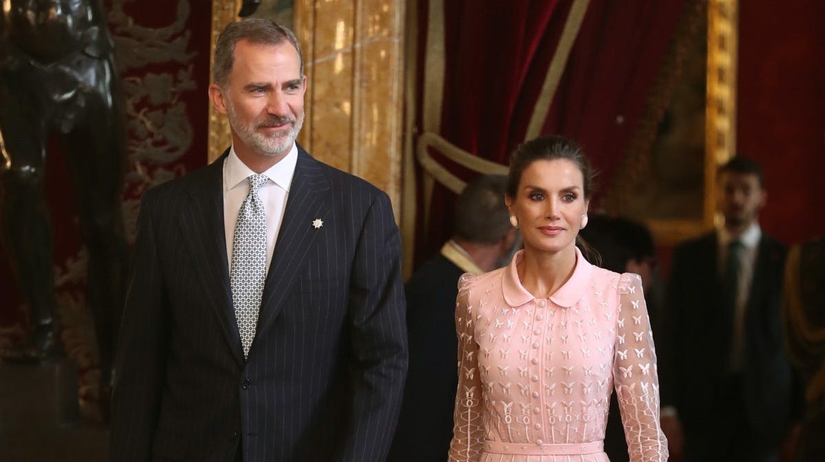Kong Felipe og dronning Letizia. 