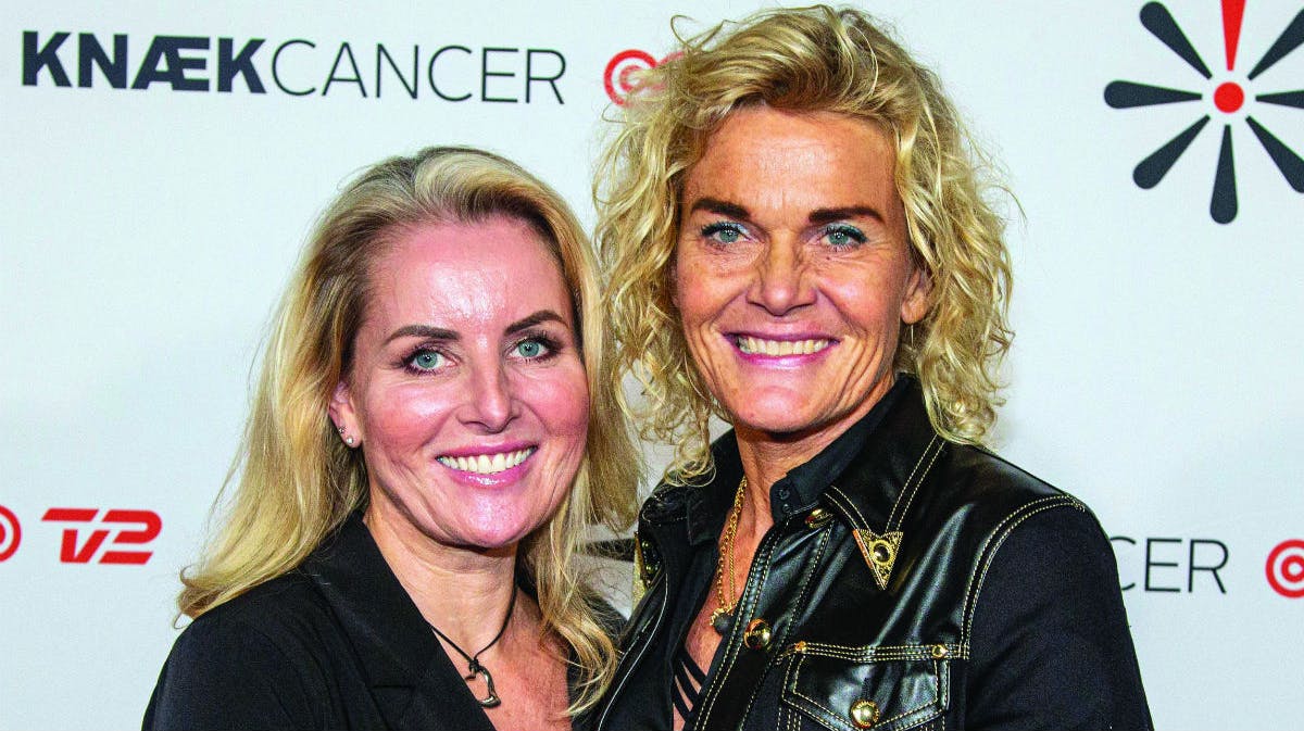 Charlotte Bøving og kæresten Christina.