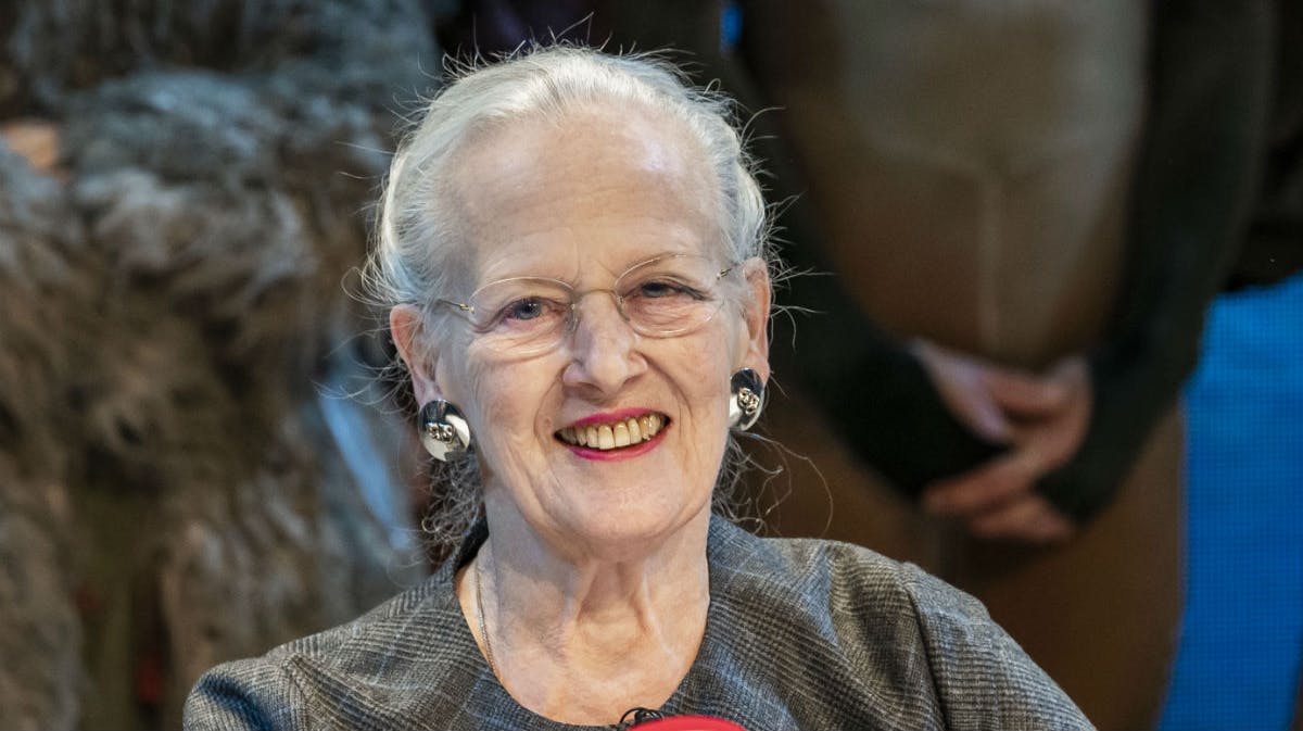 Dronning Margrethe før premiere på Snedronningen