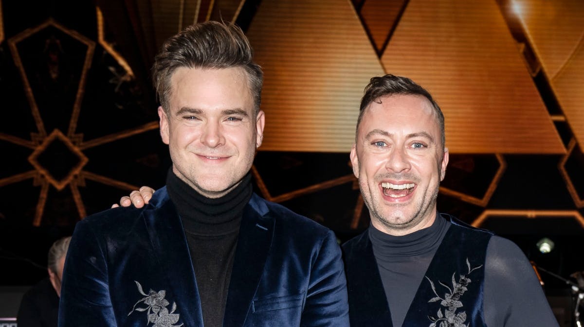 Silas Holst og Jakob Fauerby i ”Vild med dans”.