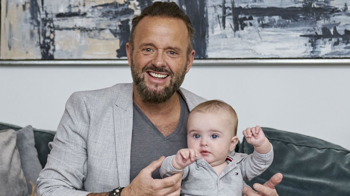 Dennis Knudsen og sønnen Lucas