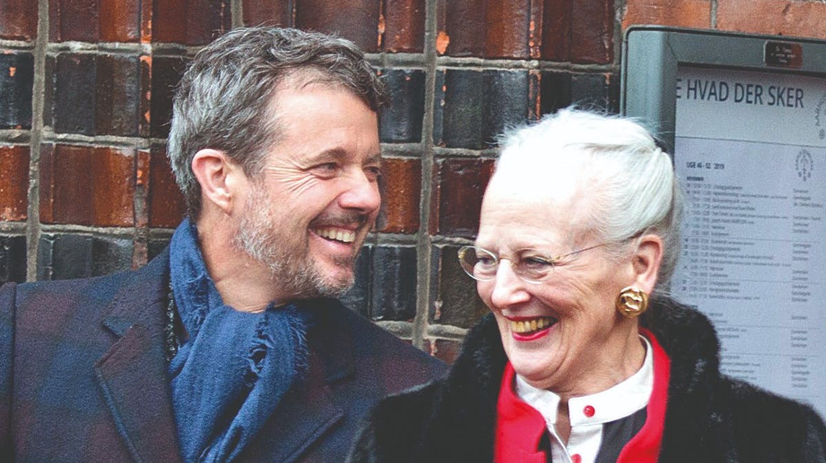 Kronprins Frederik og dronning Margrethe