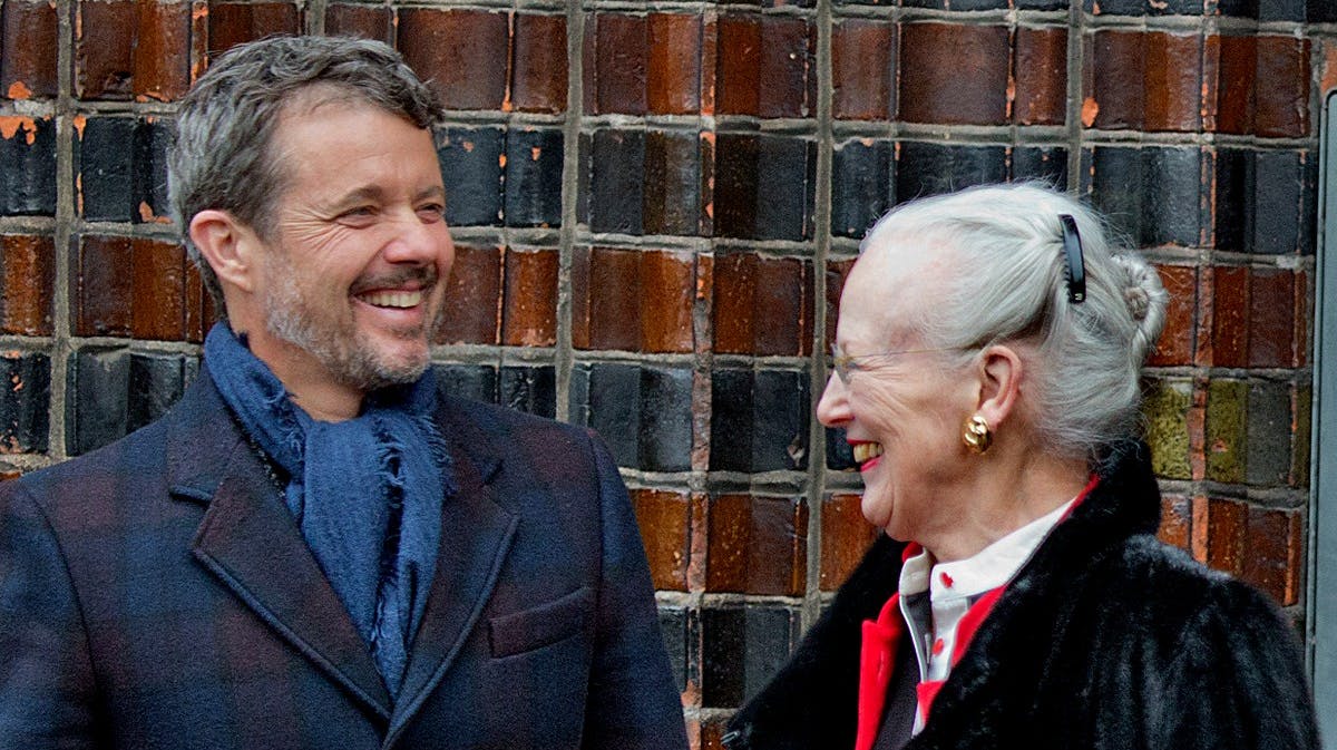 Kronprins Frederik og dronning Margrethe