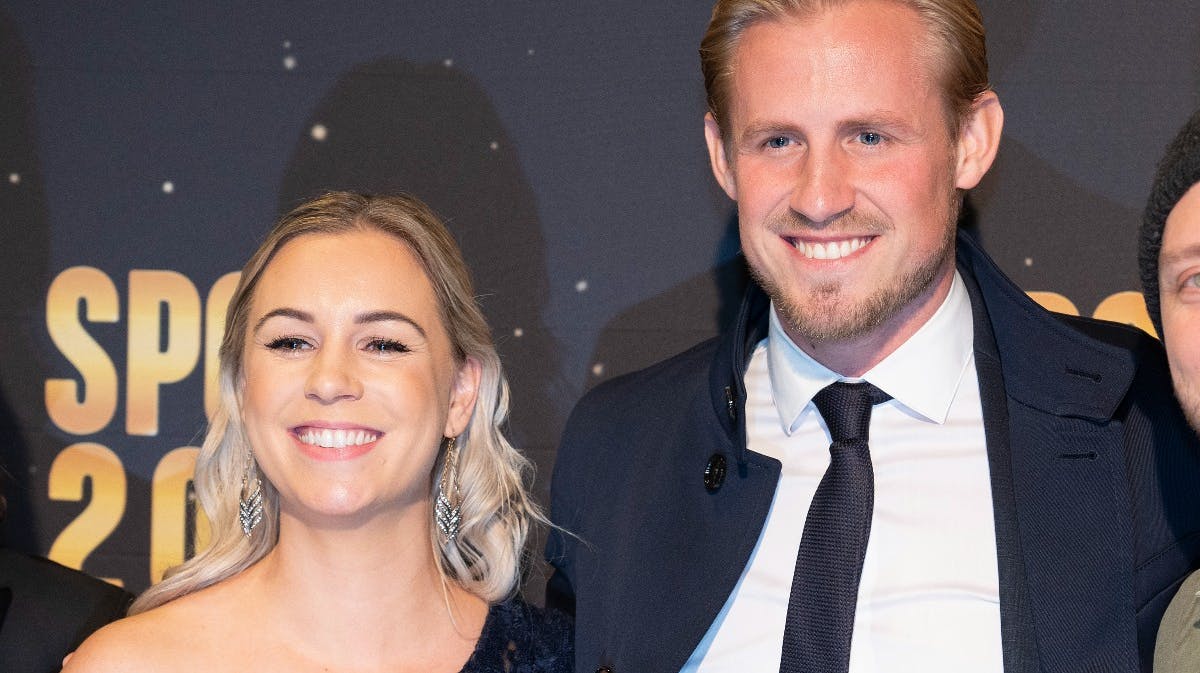 Stine Gyldenbrand og Kasper Schmeichel