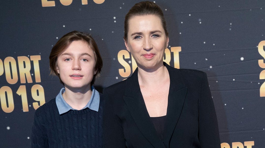 Mette Frederiksen og Magne i januar 2020. 