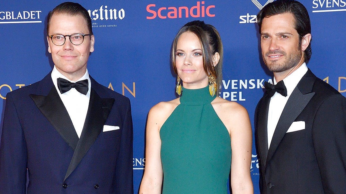 Prins Daniel, prinsesse Sofia og prins Casrl Philip