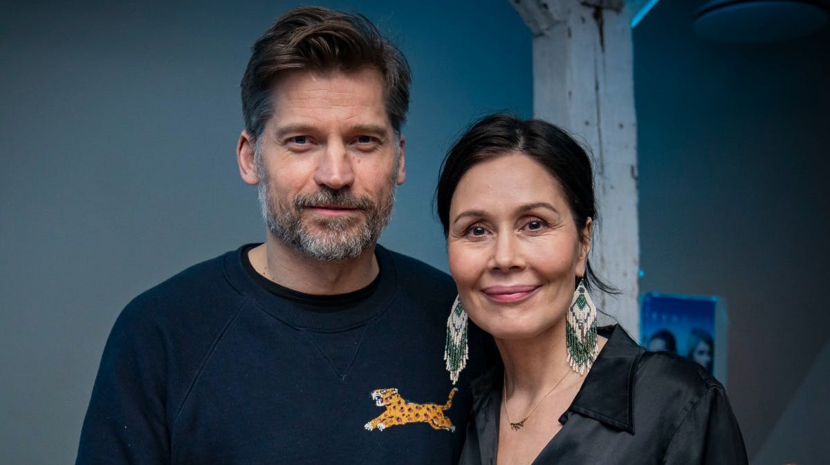 Nikolaj og&nbsp;Nukâka&nbsp;Coster-Waldau