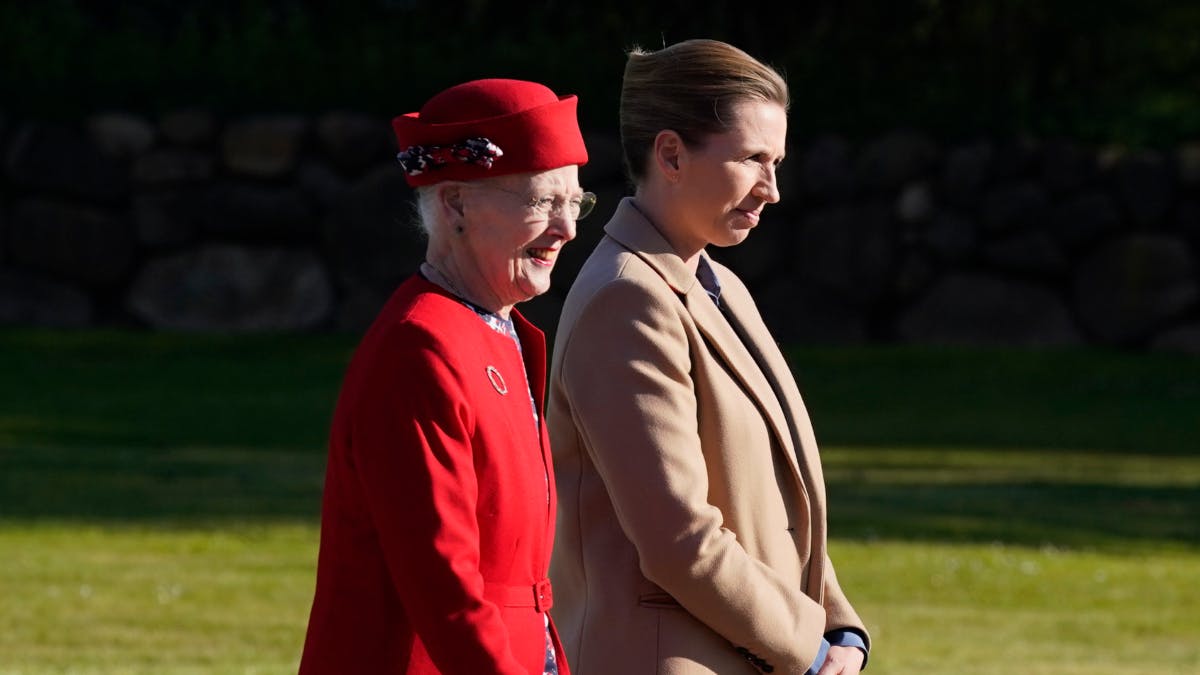 Dronning Margrethe og statsminister Mette Frederiksen