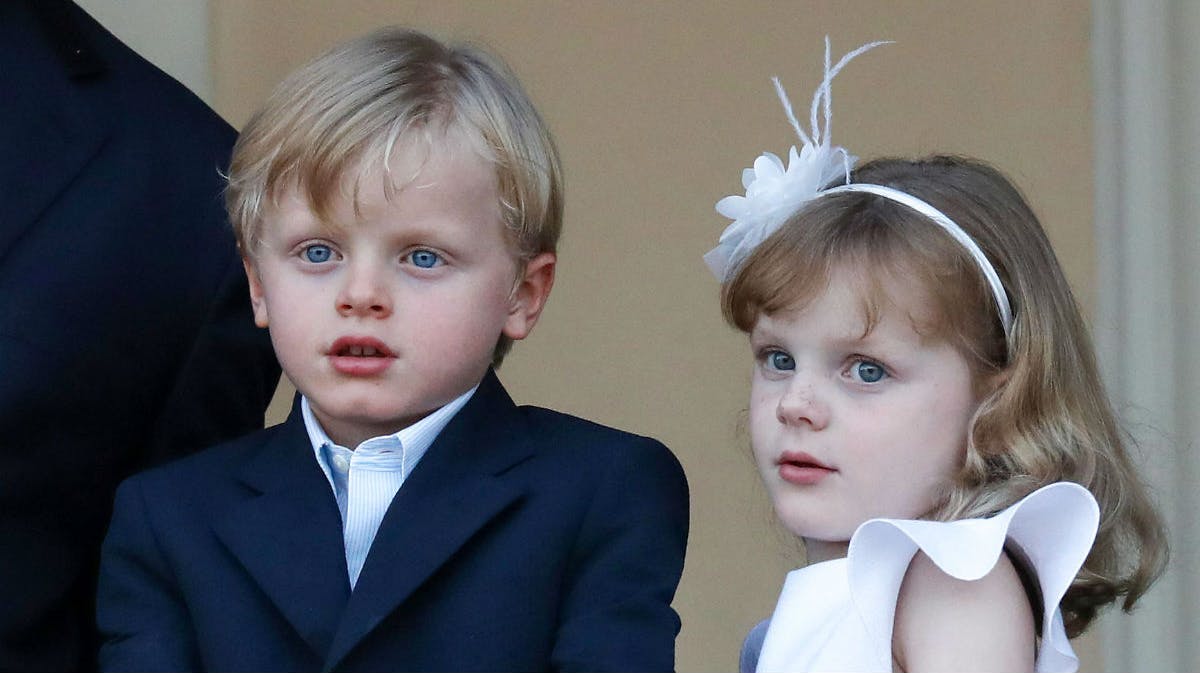 Kronprins Jacques og prinsesse Gabriella.