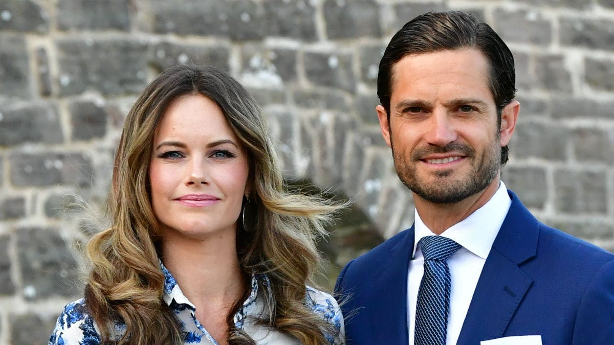 Prinsesse Sofia og prins Carl Philip ankommer til Victoriakoncerten. 