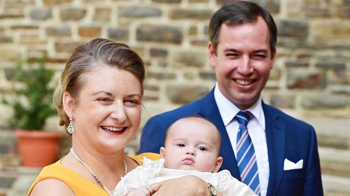 Arvestorhertuginde Stéphanie, prins Charles og arvestorhertug Guillaume