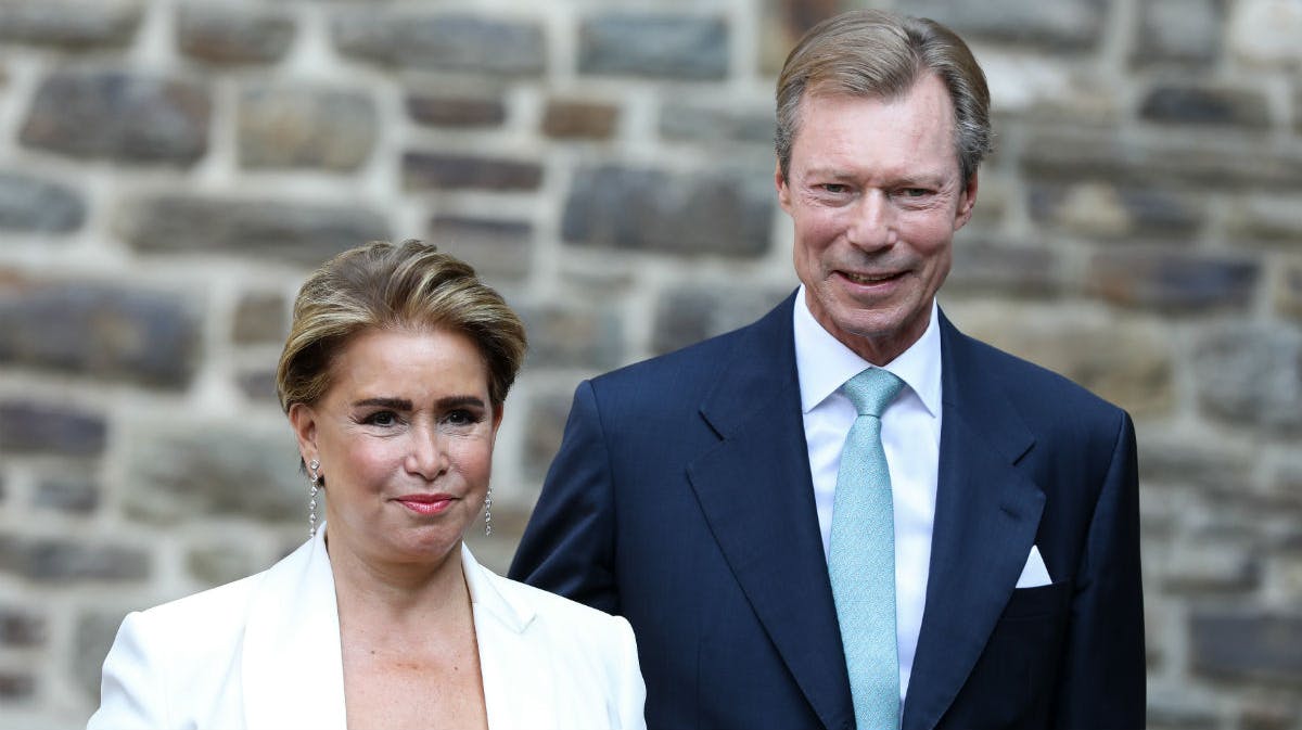 Storhertuginde Maria Teresa og storhertug Henri. 