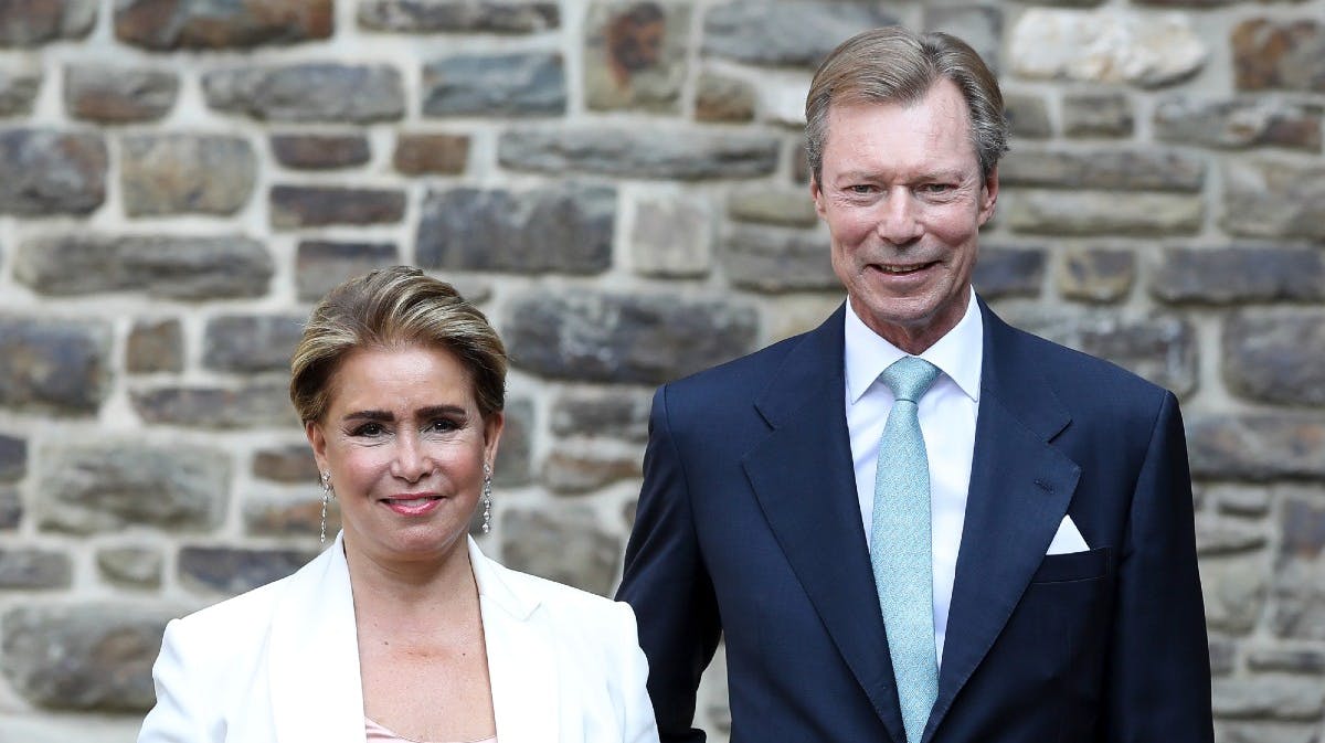 Storhertuginde Maria Teresa og storhertug Henri. 