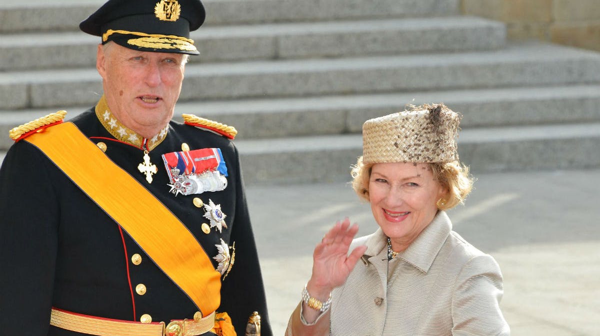 Kong Harald og dronning Sonja.&nbsp;