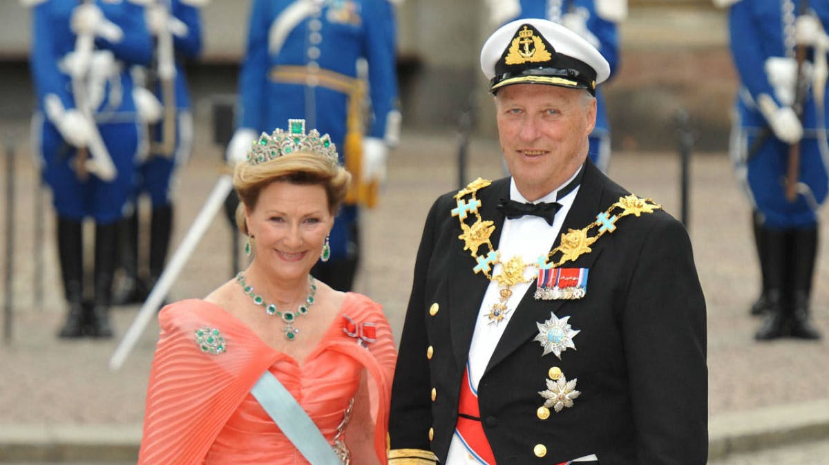 Dronning Sonja og kong Harald.&nbsp;