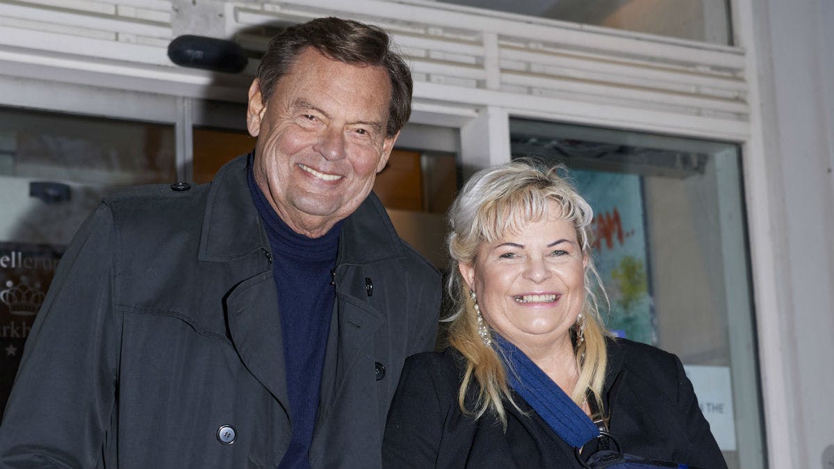 Ulf Pilgaard med kæresten Annette Bavnhøj.&nbsp;