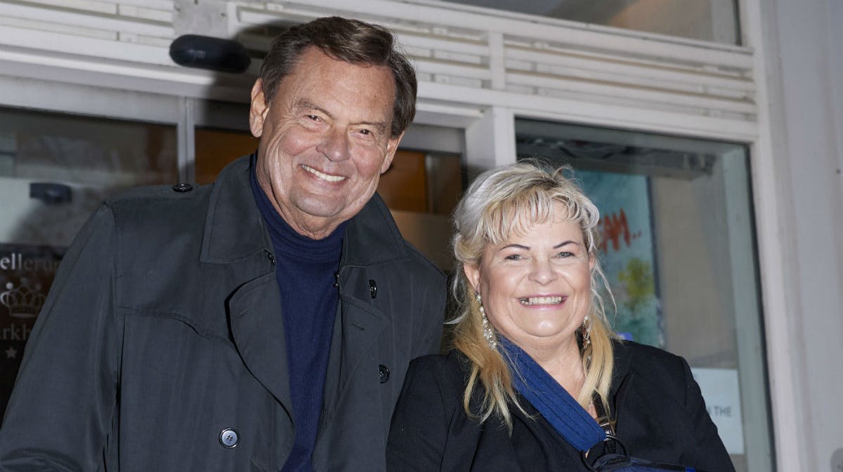 Ulf Pilgaard med kæresten Annette Bavnhøj. 