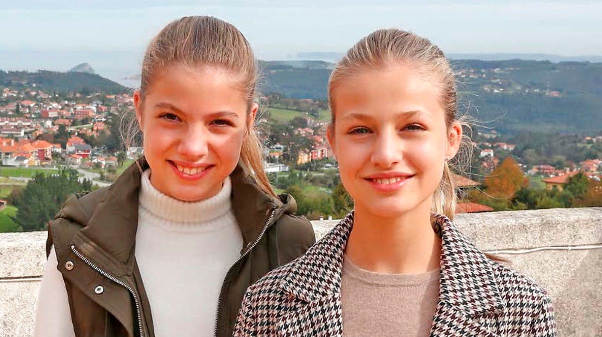 Prinsesse Sofia og prinsesse Leonor. 