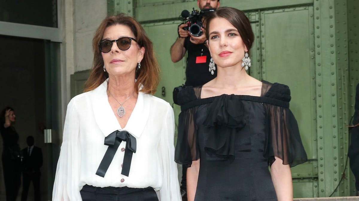 Prinsesse Caroline og Charlotte Casiraghi. 