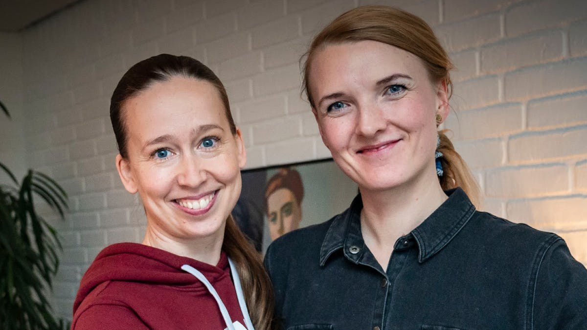 Merete Mærkedahl og Anna Windfeld. 