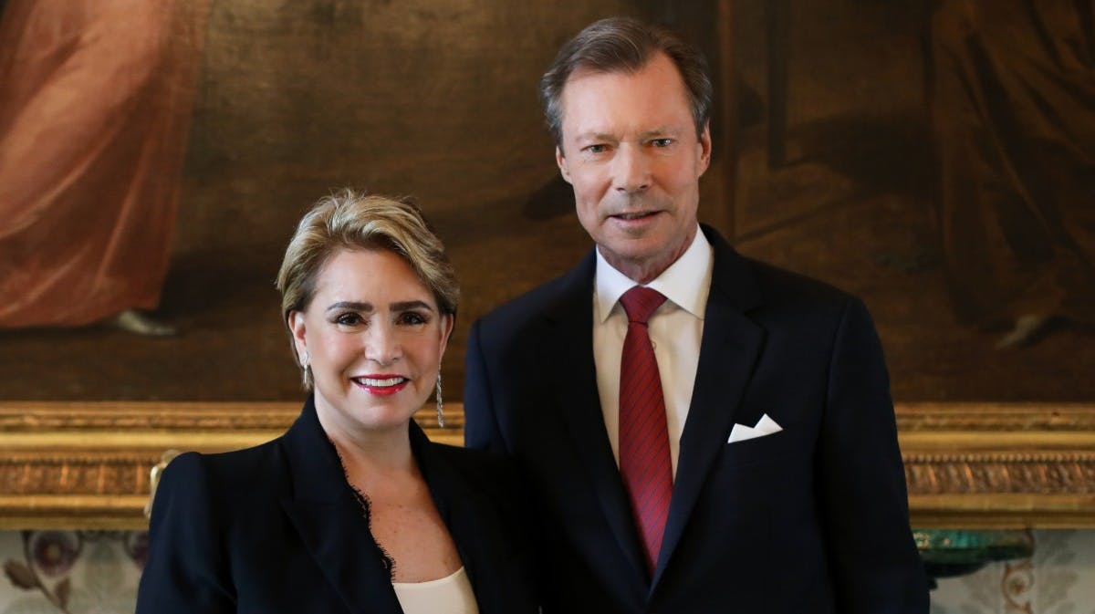 Det luxembourgske storhertugpar. 