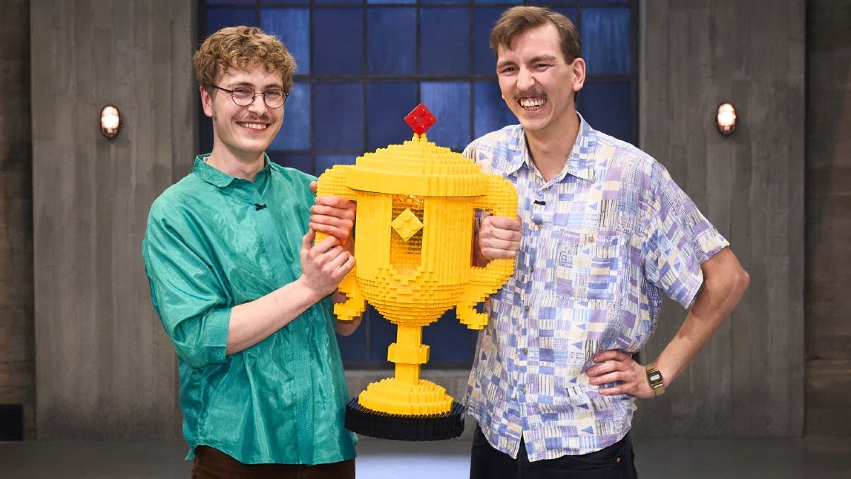 Vinderne af LEGO Frederik og Magnus i Lego | BILLED-BLADET