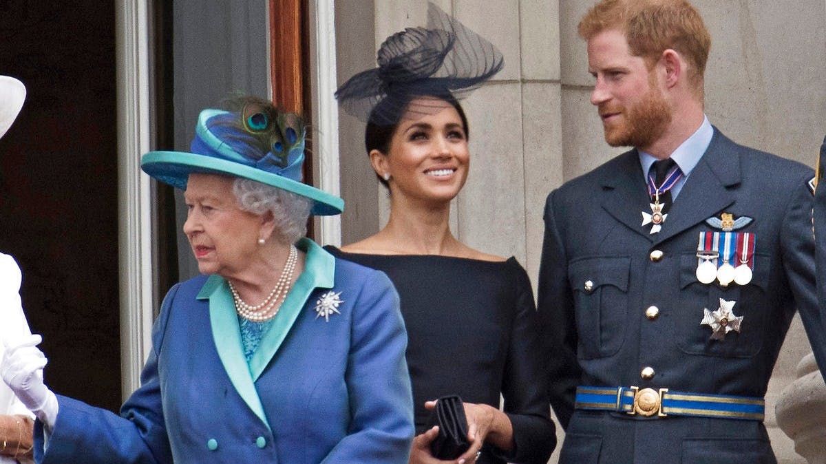 Dronning Elizabeth, Meghan og Harry