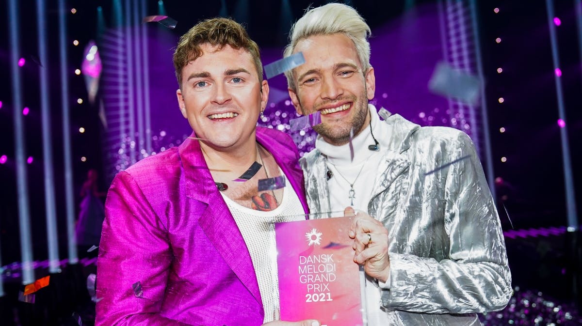 Fyr & Flamme - vindere af "Dansk Melodi Grand Prix 2021". 