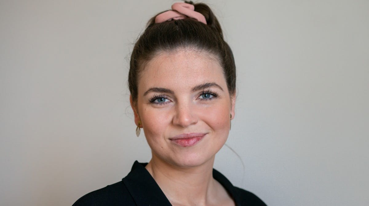 Sportsvært Christina Schmidth 