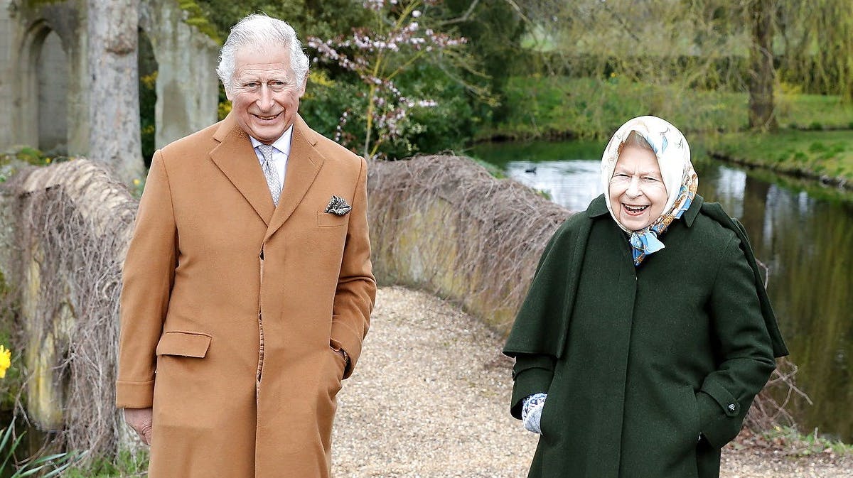 Prins Charles og dronning Elizabeth