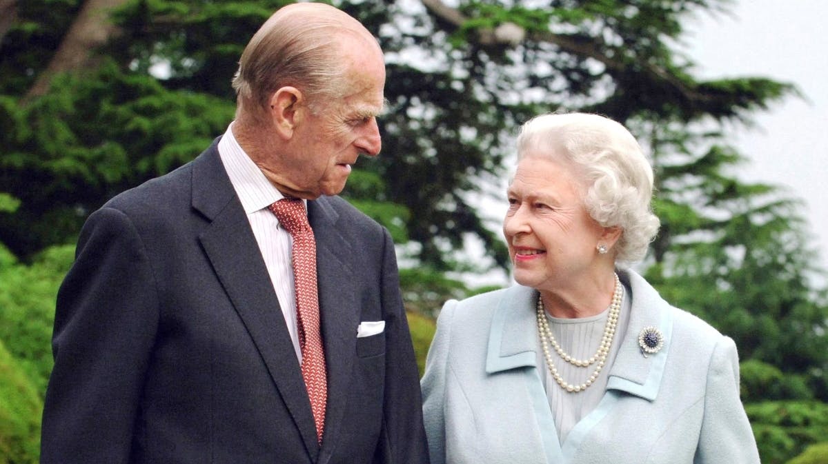 Prins Philip og dronning Elizabeth.