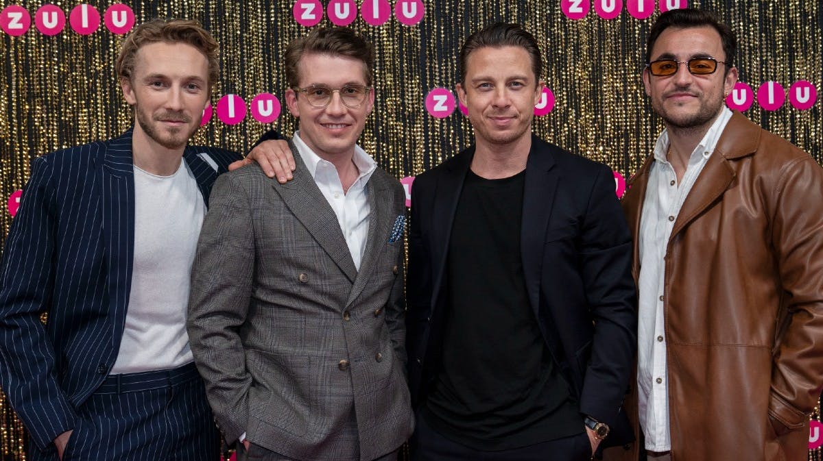 Andreas Jessen, Sebastian Jessen, Johannes Lassen og Besir Zeciri