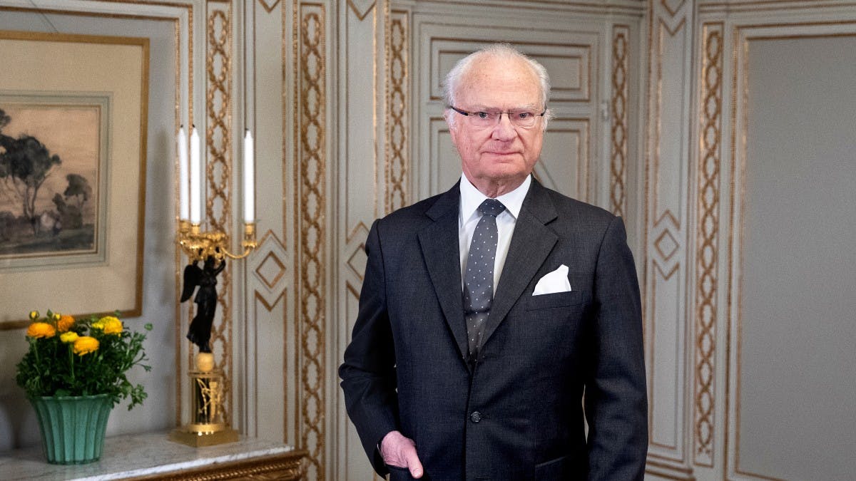 Det nye officielle portræt af kong Carl Gustaf i anledning af hans 75-års fødselsdag.&nbsp;