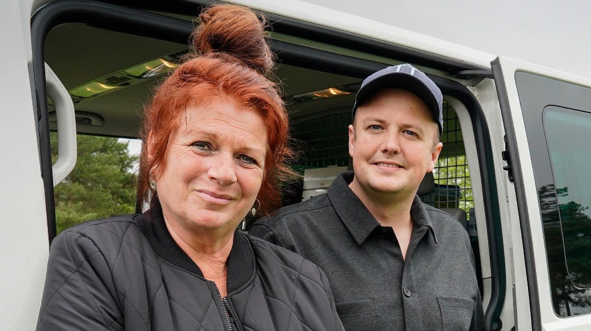 Vibeke og Anders fra "Fotovognen" på TV 2.