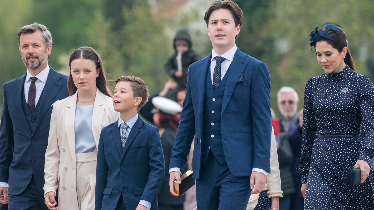 Kronprinsfamilien i Fredensborg