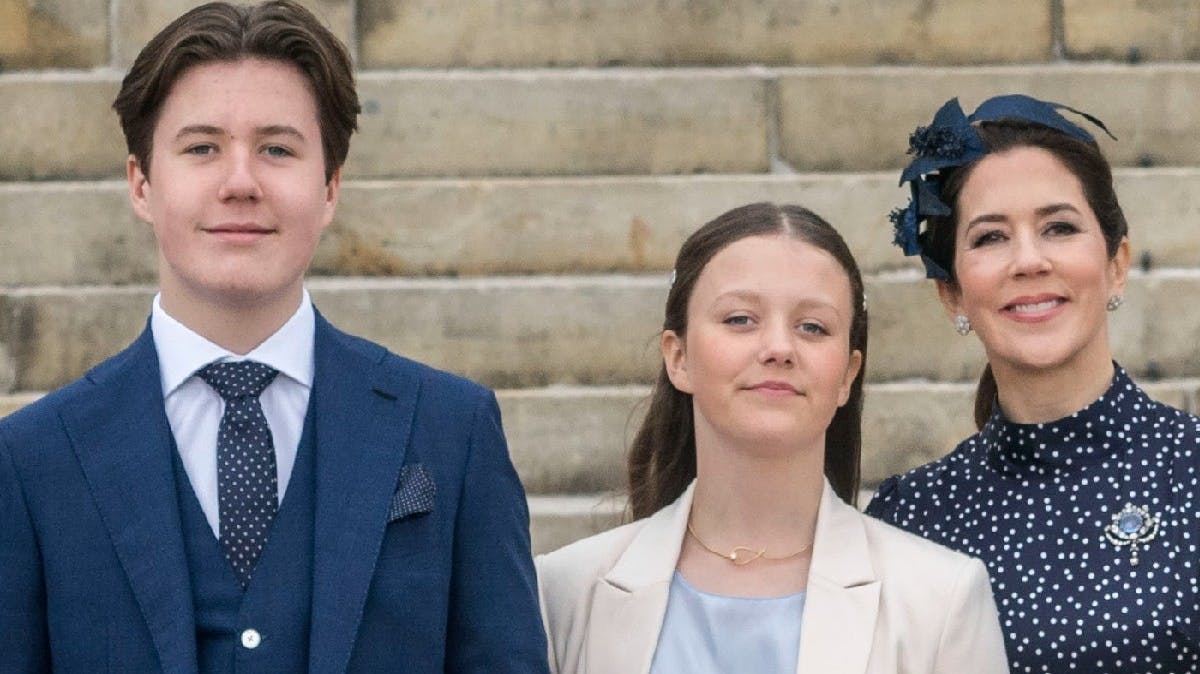 Prins Christian, prinsesse Isabella og kronprinsesse Mary