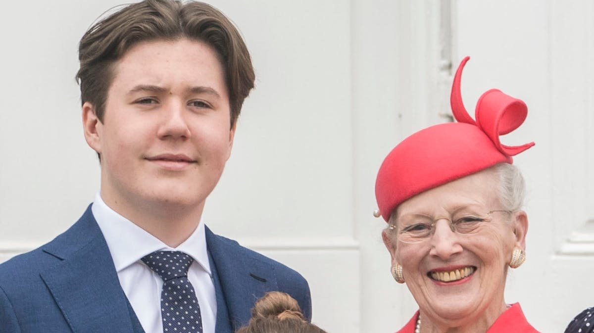 Prins Christian og dronning Margrethe