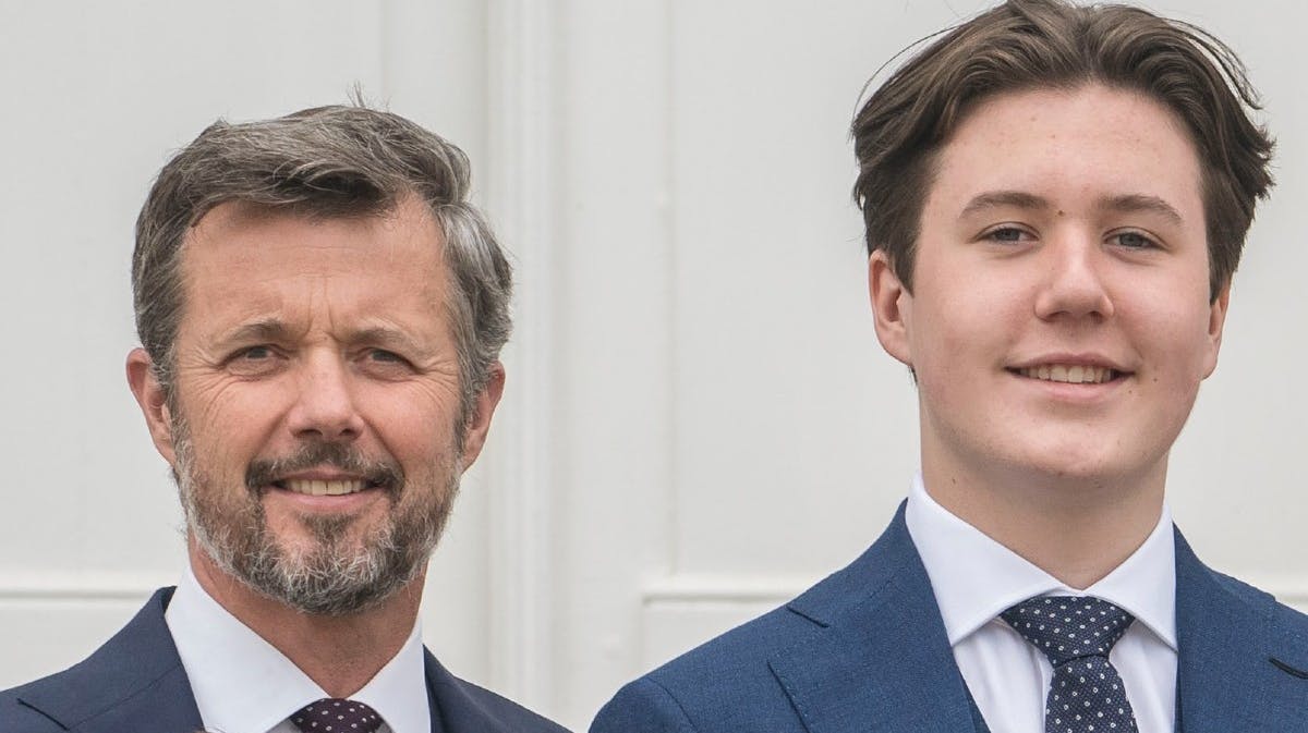 Kronprins Frederik og prins Christian