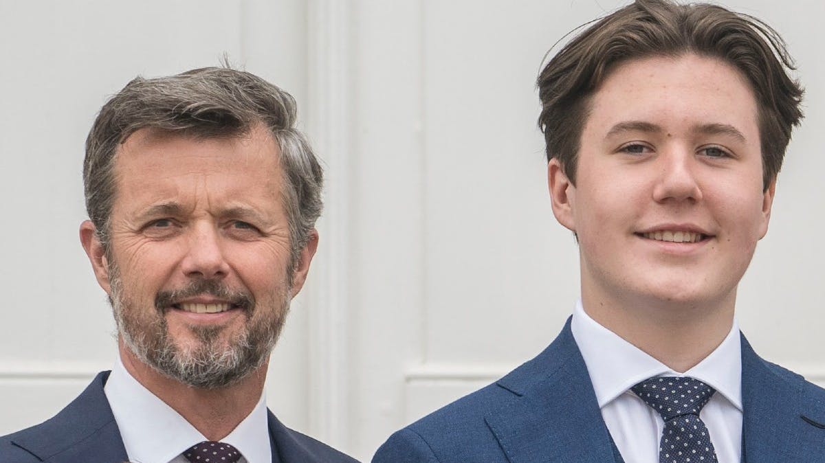 Kronprins Frederik og prins Christian