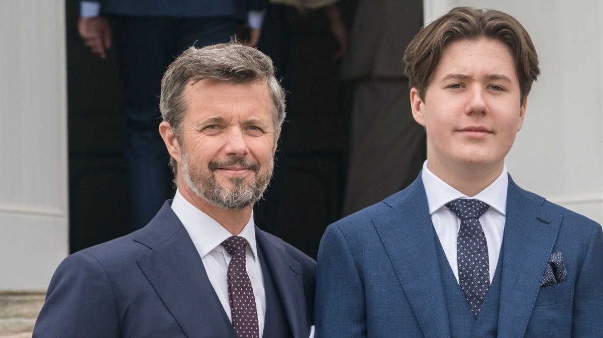 Kronprins Frederik og prins Christian