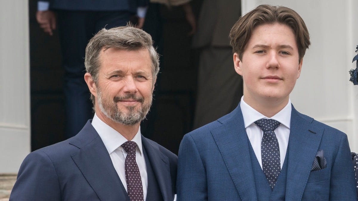 Kronprins Frederik og prins Christian