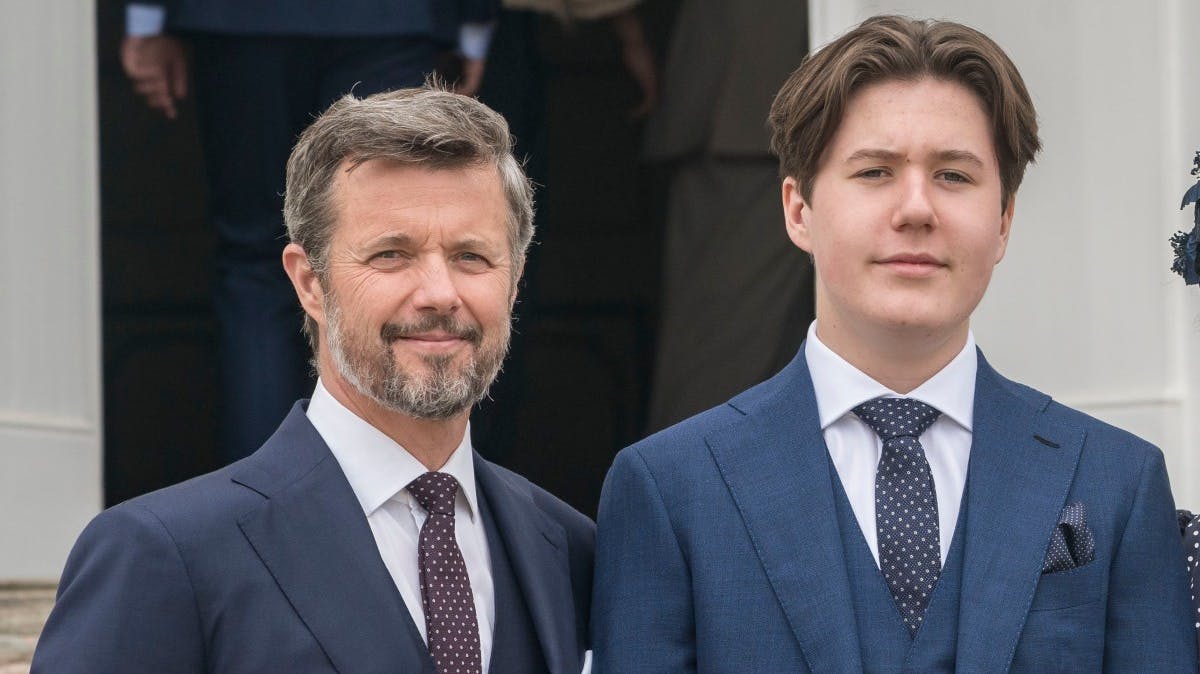 Kronprins Frederik og prins Christian