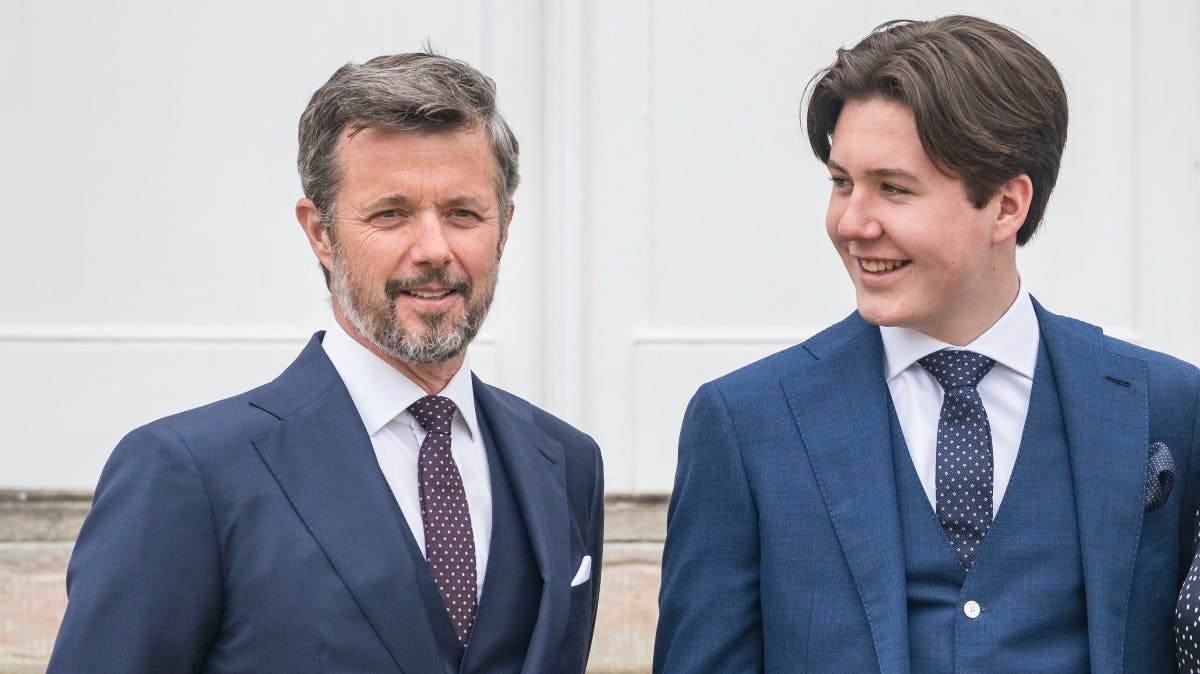 Kronprins Frederik og prins Christian