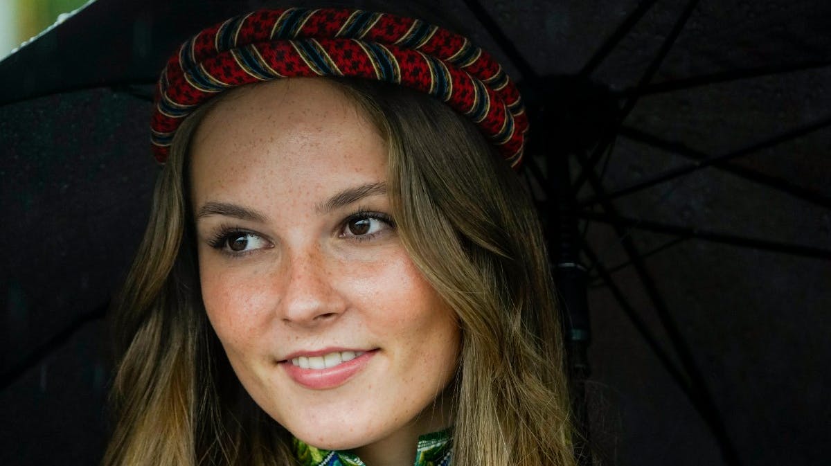 Prinsesse Ingrid Alexandra på årets nationaldagsfejring.&nbsp;